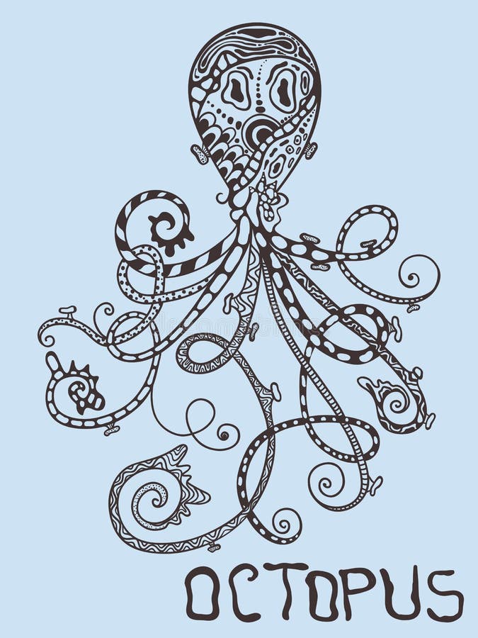 Pulpo del vector ilustración del vector Pulpo del vector ilustración del vector