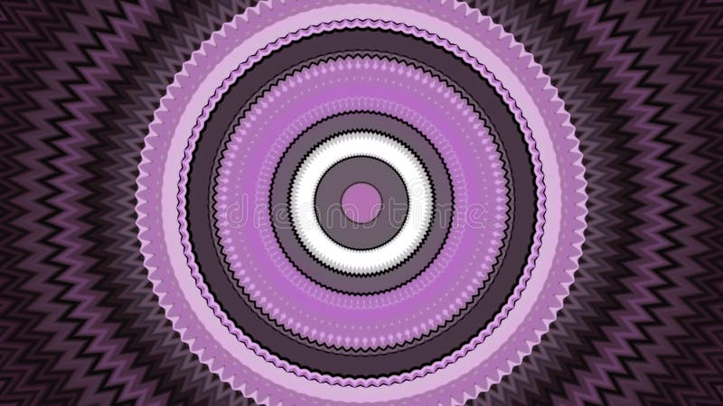 Pulsații de cercuri colorate în ritm muzical. propunere. cercuri colorate se mișcă și pulsează în centrul fundalului vector illustration