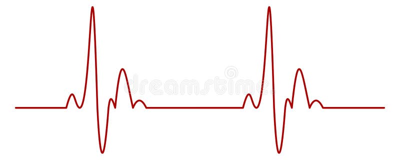 Pulsação do coração ilustração stock Pulsação do coração ilustração stock