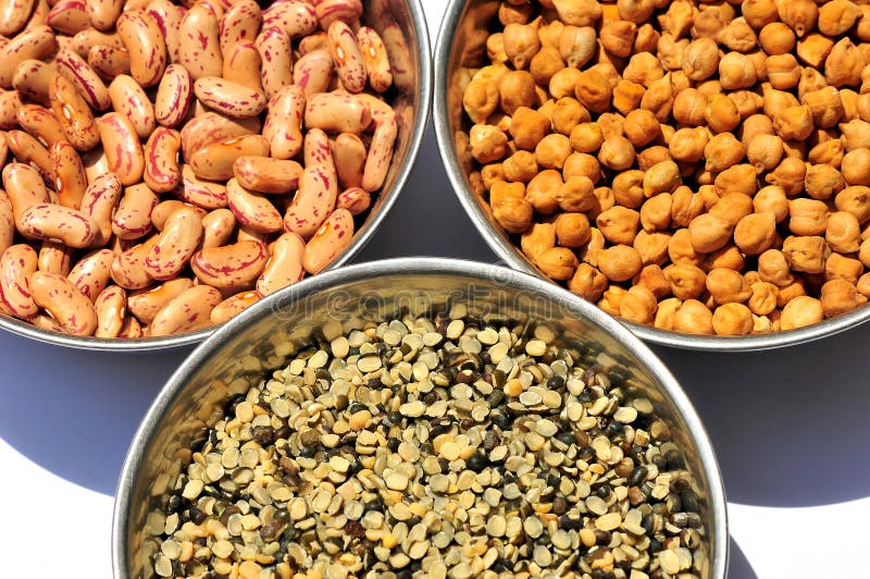 Pulses and cereals stock photo. Image of isolated, healthy 8294302