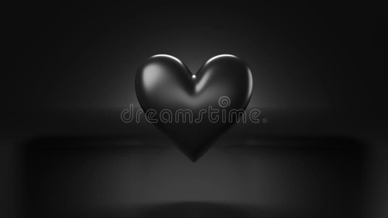 Black Heart Shape Line Art Sequence Stock Footage Video (100% Royalty-free)  3896096