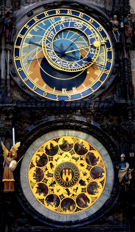 An astronomical clock is a kind of clock that tells us of the relative positions of the sun, the moon, the constellations of the zodiac and the major planets, as well as all kinds of cyclical information such as the length of day and night, dates of lunar and solar eclipses, dates of Easter and other religious holidays, date and times of the tides, solar hour, 1 dates of the solstices, the changing seasons, the animated representation of the solar system, rising and setting sun and moon ... decorating all with variety of religious, cultural, artistic or scientific symbols. One of the most famous watches of this type is the Astronomical Clock in Prague, Czech Republic, whose central portion was completed in 1410. Other Great watches are of Beauvais, Besançon, Strasbourg, Bern, Venice, Wells, Munster, Lyon, Lier 2 Rostock, Hampton Court (London), Exeter, Olomouc, Gdansk, Lund, Brescia, Mantua, etc.3. An astronomical clock is a kind of clock that tells us of the relative positions of the sun, the moon, the constellations of the zodiac and the major planets, as well as all kinds of cyclical information such as the length of day and night, dates of lunar and solar eclipses, dates of Easter and other religious holidays, date and times of the tides, solar hour, 1 dates of the solstices, the changing seasons, the animated representation of the solar system, rising and setting sun and moon ... decorating all with variety of religious, cultural, artistic or scientific symbols. One of the most famous watches of this type is the Astronomical Clock in Prague, Czech Republic, whose central portion was completed in 1410. Other Great watches are of Beauvais, Besançon, Strasbourg, Bern, Venice, Wells, Munster, Lyon, Lier 2 Rostock, Hampton Court (London), Exeter, Olomouc, Gdansk, Lund, Brescia, Mantua, etc.3