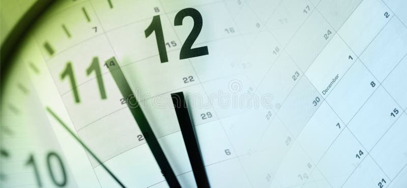 Pulso de disparo e calendário foto de stock royalty free Pulso de disparo e calendário foto de stock royalty free