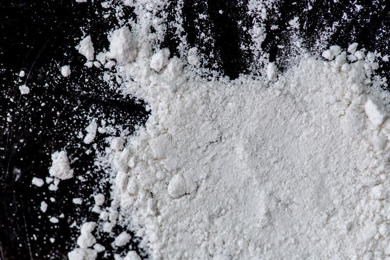 Pulverpolymer för utbildning i labb royaltyfria bilder Pulverpolymer för utbildning i labb royaltyfria bilder