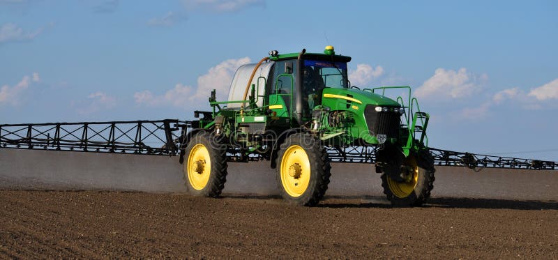 Pulvérisateur automoteur avec le navigator_7 image libre de droits