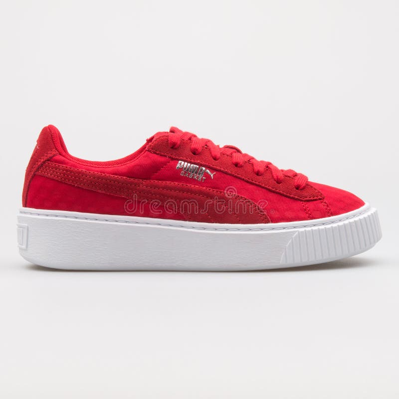 puma basket red