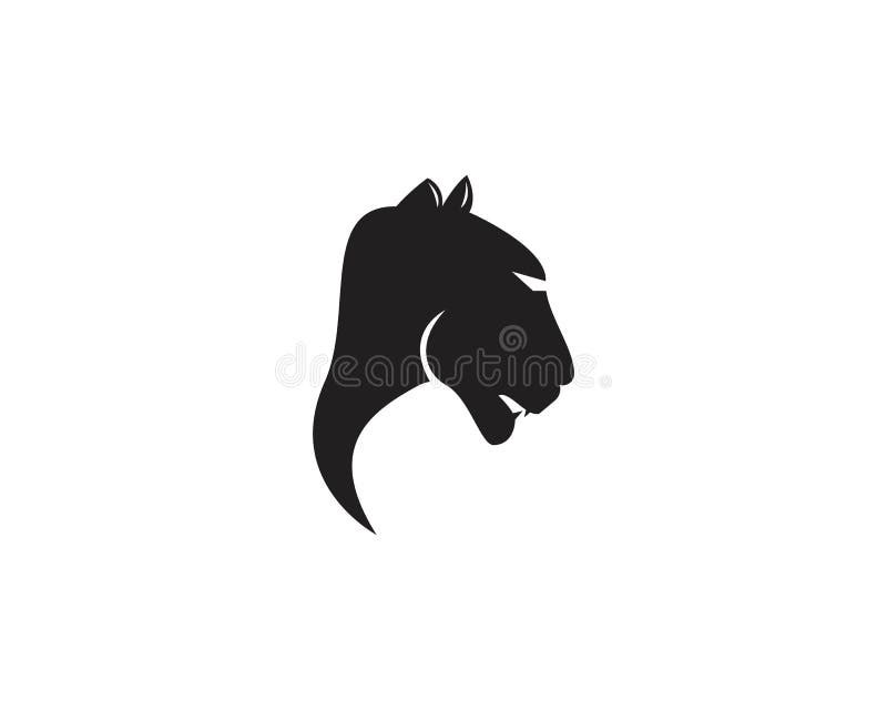Swiss interval unfathomable Puma Head Logo Vector Template Stock Vector - Illustration of mascot, head:  124239222