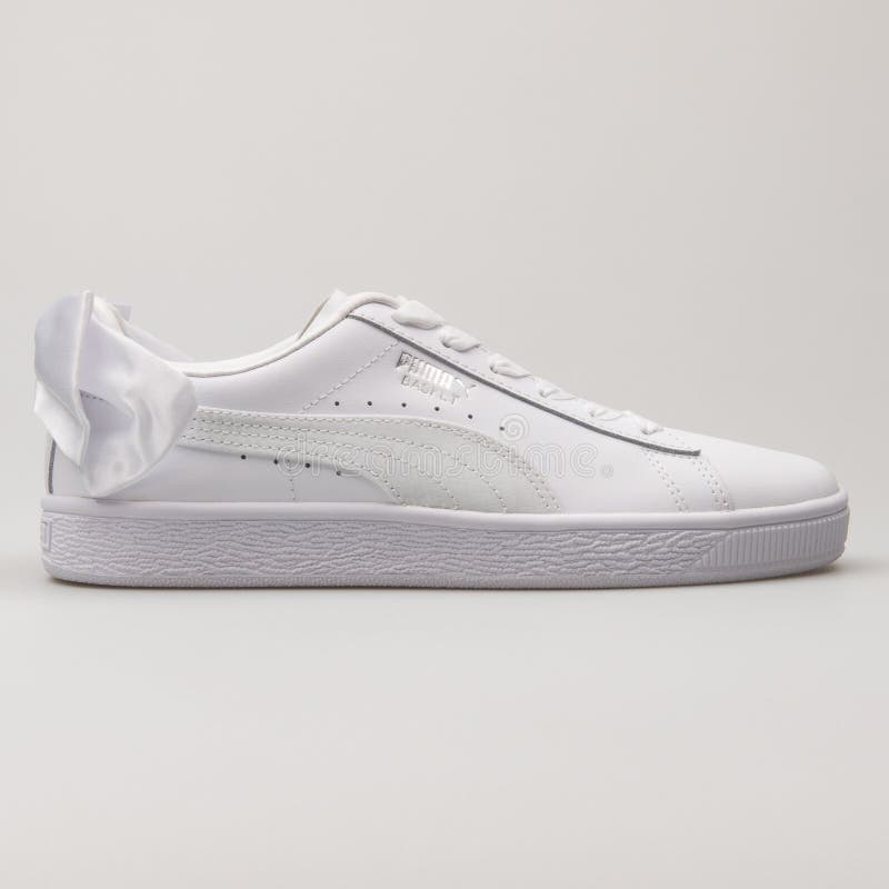 Puma Suede Bow White Sneaker Editorial 