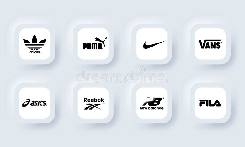 Naughty plot mild Puma, Vans, NIKE, Adidas, New Balance, Reebok, Fila. Top Most Popular Sportwear Brands. Logo, Icon. Logos of Sports Equipment and Editorial Stock Photo - Image of belstaff, button: 222305748 Naughty plot mild Puma, Vans, NIKE, Adidas, New Balance, Reebok, Fila. Top Most Popular Sportwear Brands. Logo, Icon. Logos of Sports Equipment and Editorial Stock Photo - Image of belstaff, button: 222305748