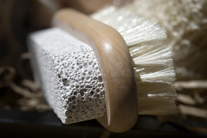 Sponge Brushes And Pumice Stone High-Res Stock Photo - Getty Images