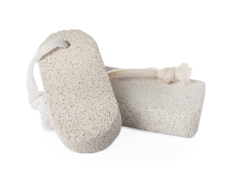 Pumice Stones on White Background. Pedicure Tool Stock Photo Image of