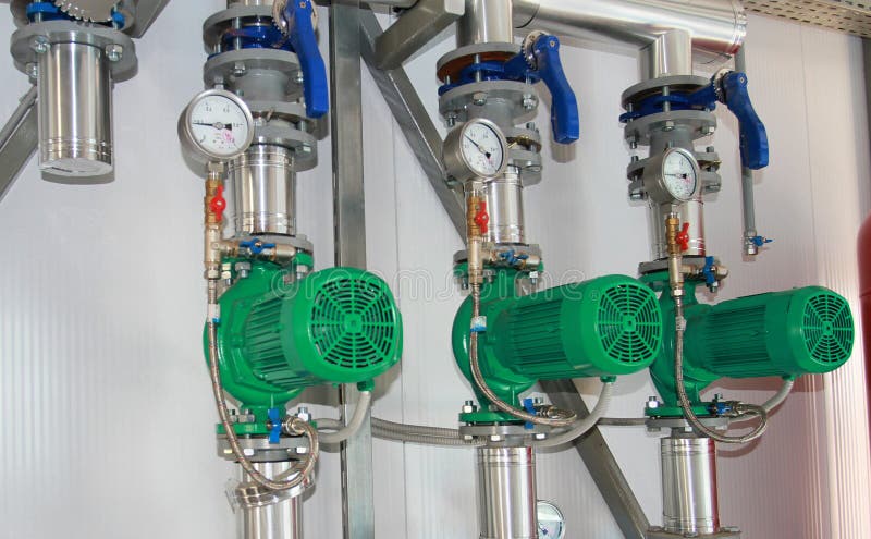 Pump group royalty free stock photo