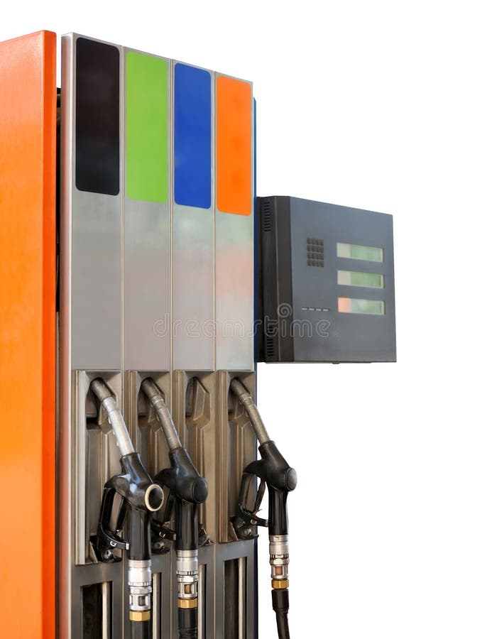 Pump Nozzles in Gas Station Stock Photo Image of fueling, chemical 25701136