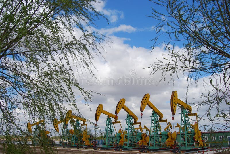 Beautiful and richly-endowed oilfield. Beautiful and richly-endowed oilfield