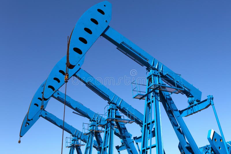 PUMPING OIL stock image. Image of building, rough, industrial 17420669
