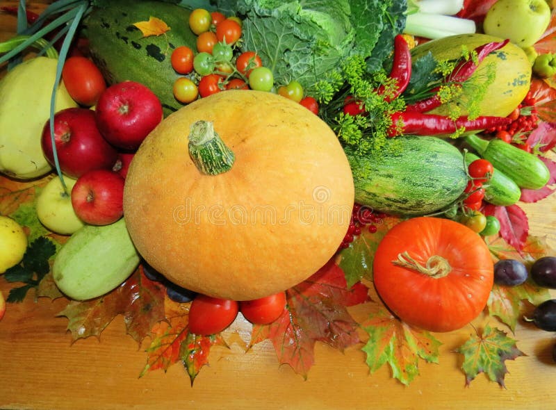 Pumpkin and another vegetables stock photos Pumpkin and another vegetables stock photos