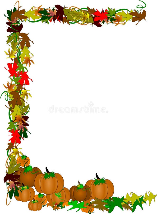 Pumpkin Clipart Border