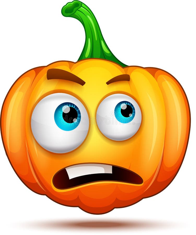 Pumpkin Characters Funny Funny And Crazy Halloween Cartoon Emoticons