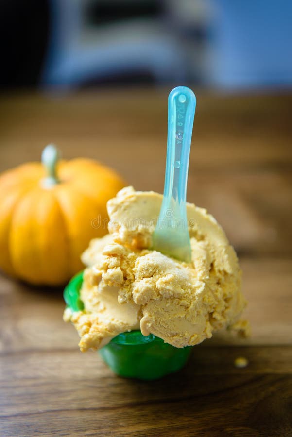 Pumpkin Gelato stock photo. Image of cucurbitaceae, dairy 26810922