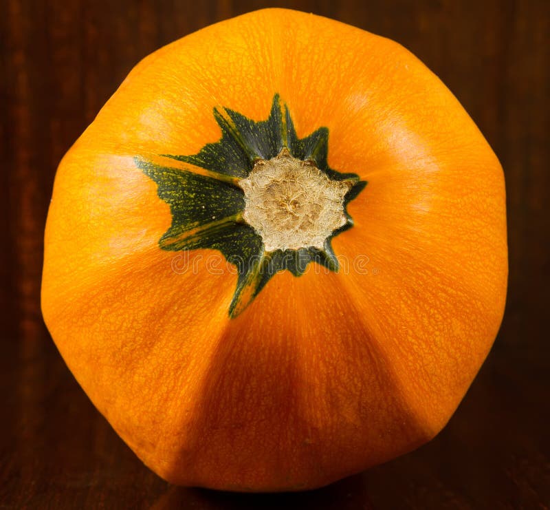 Pumpkin of the Original Color. Stock Image - Image of closeup, plant ...