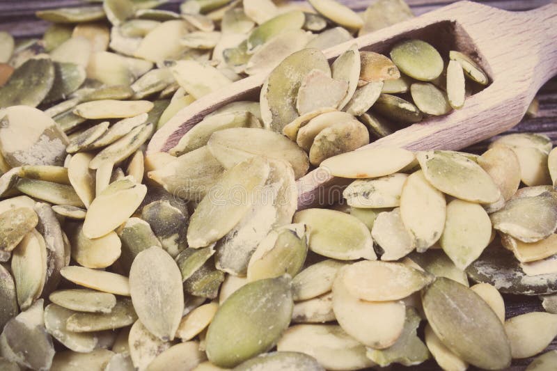 Pumpkin Seeds As Healthy Ingredients. Source Vitamins and Minerals