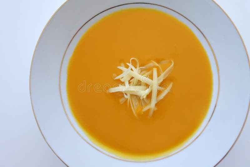 Pumpkin Squash soup royalty free stock photos