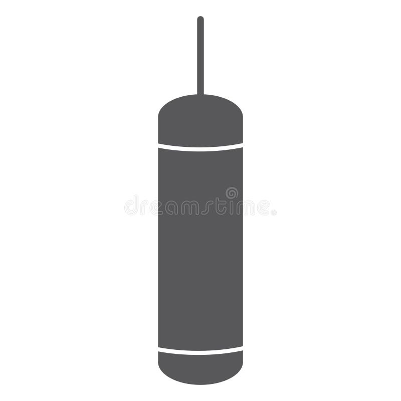 Punching Bag. Vector Illustration Decorative Design Stock Vector