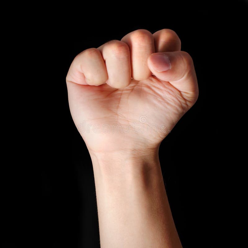 Punching Fist stock image. Image of demonstration, protest - 59143721