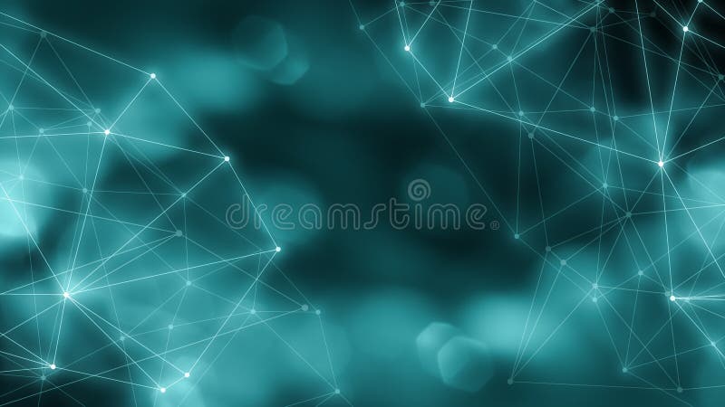 Puncte și puncte ale cercului abstract și cercuri și conexiuni științifice ale grupului vector illustration