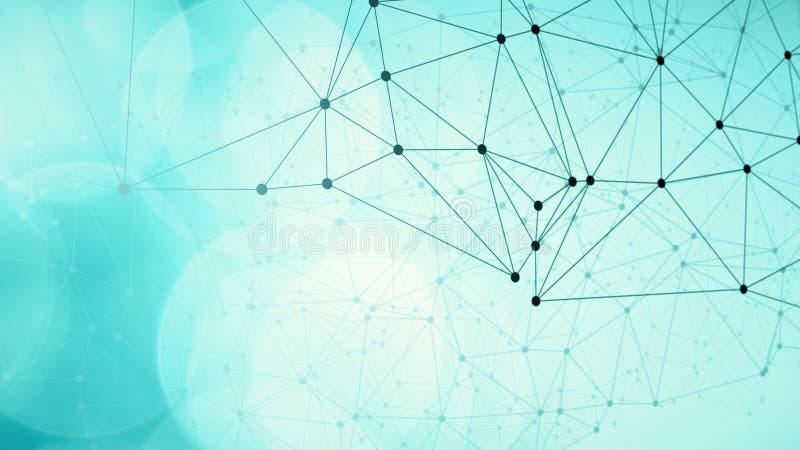 Puncte și linii haos pentru conceptul de inovare digitală royalty free illustration