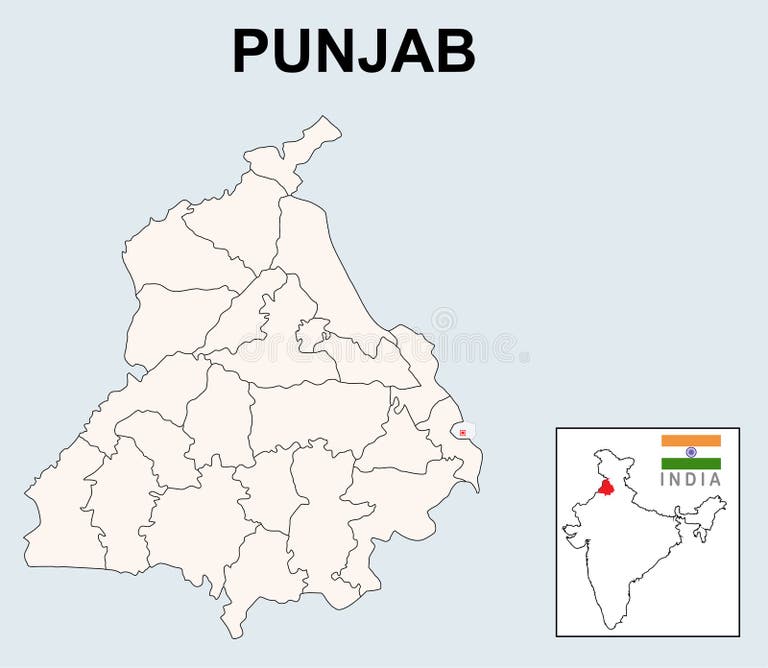 Punjab District Map Stock Illustrations 170 Punjab District Map Stock Illustrations, Vectors