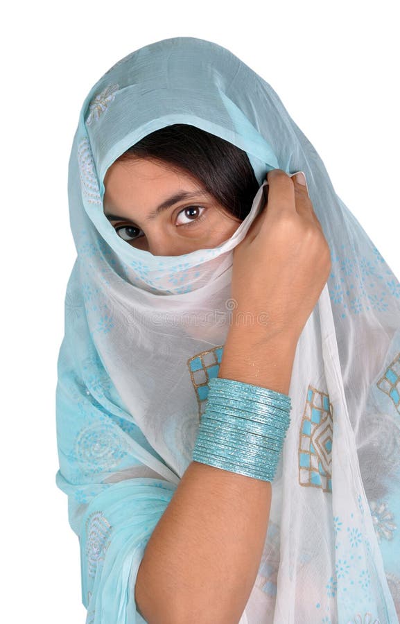 Punjabi girl in muslim pose