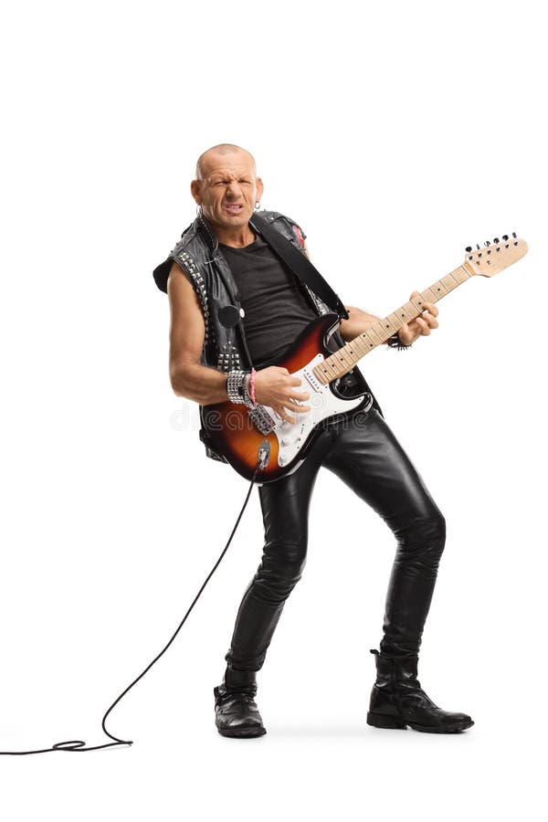 Young Punk Rocker Playing Electric Guitar Stock Photo - Download Image Now  - Rock Musician, Punk - Person, Guitarist - iStock