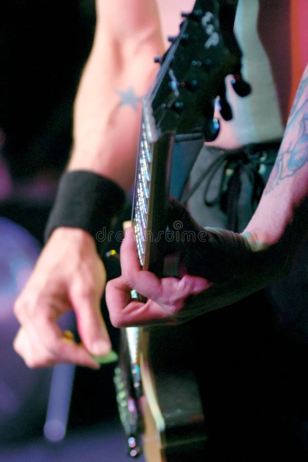 Punkgitarren-Spieler stockbilder Punkgitarren-Spieler stockbilder