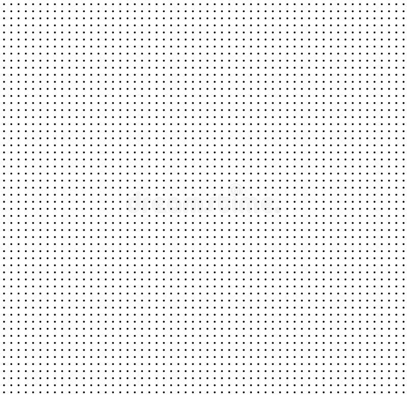 Punktiertes Gitter auf weißem Hintergrund Nahtloses Muster mit Punkten punkt