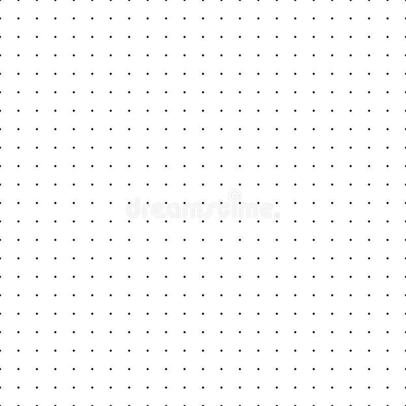 Punktiertes Gitter Nahtloses Muster mit Punkten Vereinfachte Matrixvektornachfüllung