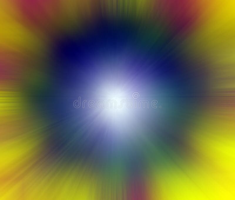 Punt van Lichte Exploderende Kleur royalty-vrije illustratie Punt van Lichte Exploderende Kleur royalty-vrije illustratie