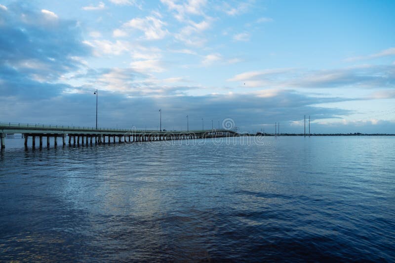 Punta Gorda Harbor and Peace River Stock Image Image of busy