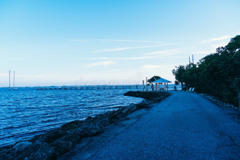 Punta Gorda Harbour and Peace River Stock Photo Image of hotel, beach