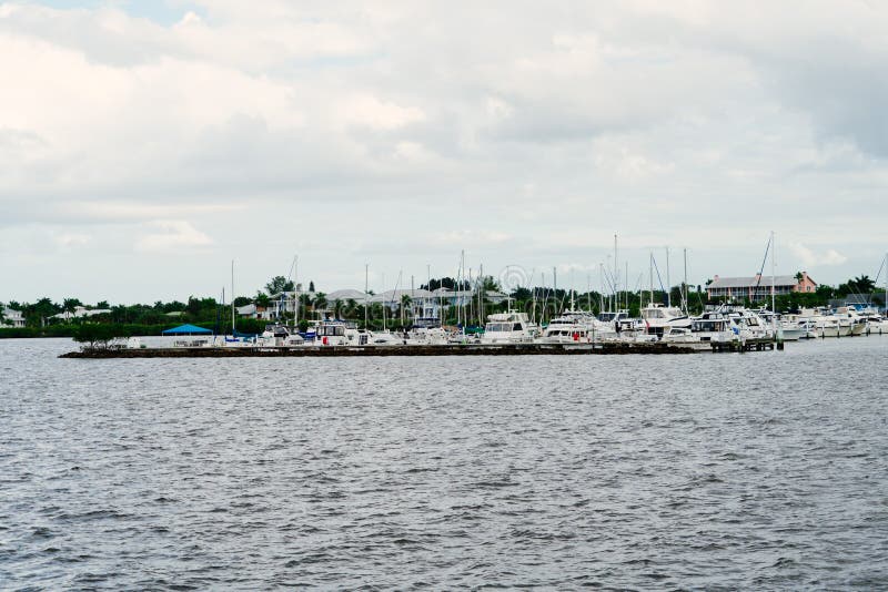 Punta Gorda Harbour and Peace River Stock Photo Image of decoration