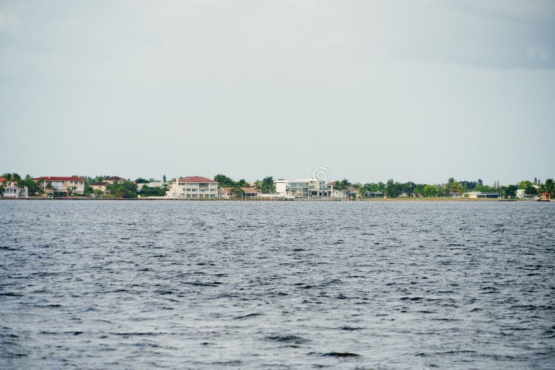 Punta Gorda Harbour and Peace River Stock Image Image of green