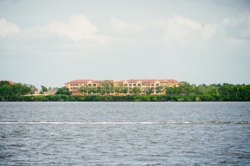 Punta Gorda Harbour and Peace River Stock Photo Image of bridge