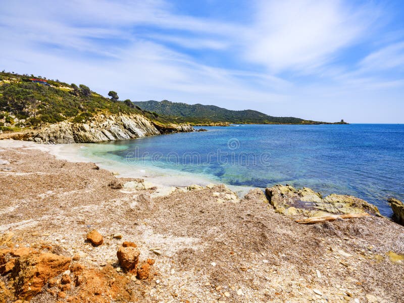 Punta Libeccio Cala Angioni Beach, Domus De Maria, Sardinia, Italy ...