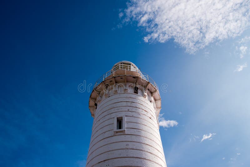 Punta Malabrigo Lighthouse tower at Batangas,Philippines