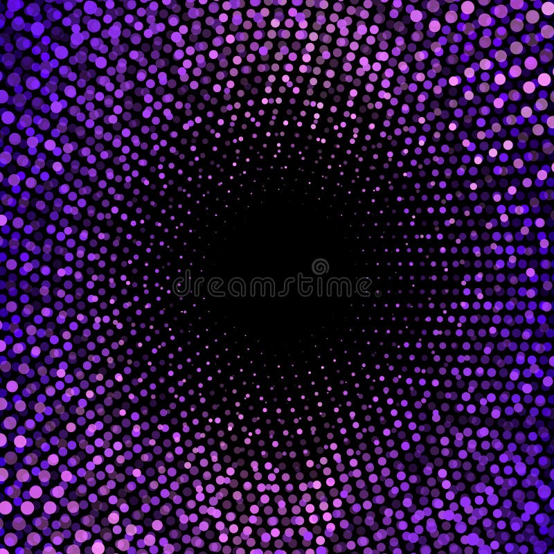 Punti porpora su fondo nero astratto illustrazione vettoriale Punti porpora su fondo nero astratto illustrazione vettoriale