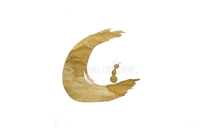 Punto dal caffè della tazza su Libro Bianco fotografia stock libera da diritti