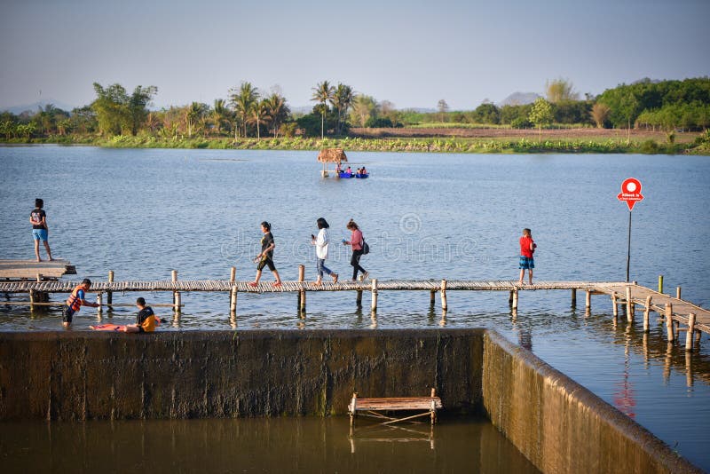 Punto di riferimento del serbatoio di acqua in loei Tailandia immagini stock libere da diritti Punto di riferimento del serbatoio di acqua in loei Tailandia immagini stock libere da diritti