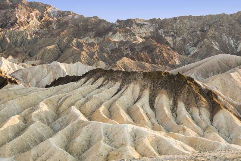 Punto di Zabriskie in Death Valley fotografia stock Punto di Zabriskie in Death Valley fotografia stock