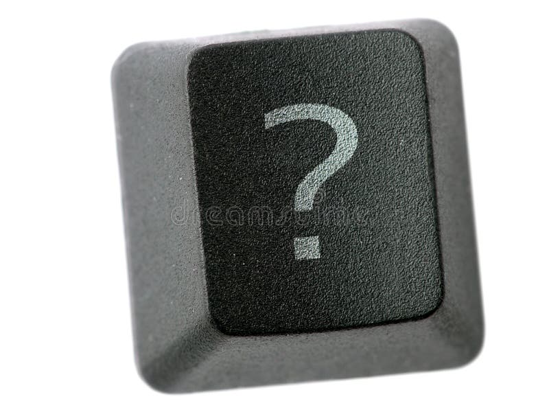 Punto interrogativo fotografia stock Punto interrogativo fotografia stock
