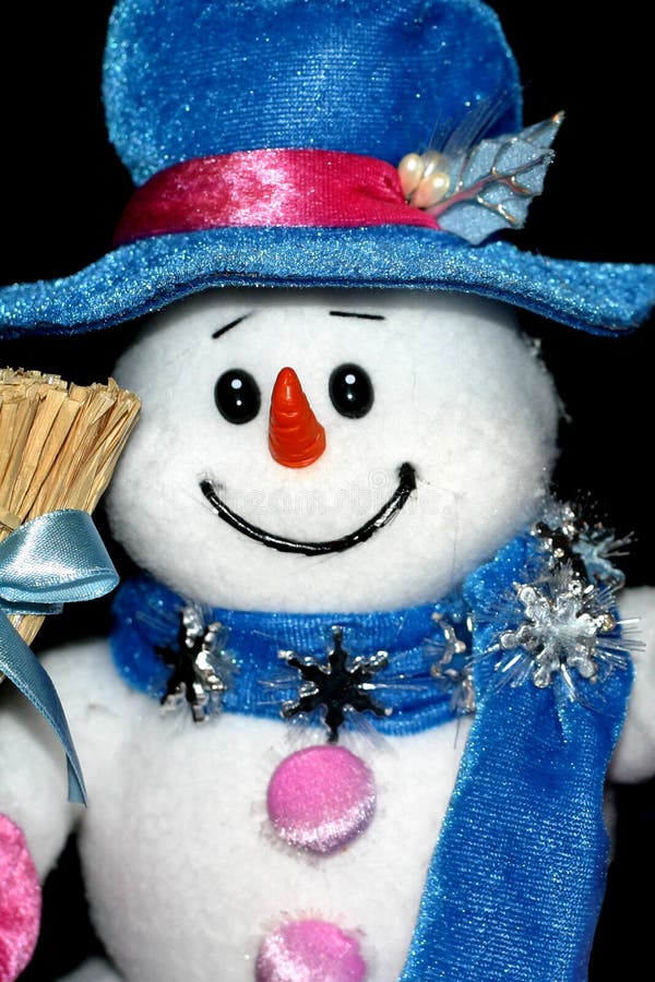 Pupazzo di neve del giocattolo fotografia stock libera da diritti Pupazzo di neve del giocattolo fotografia stock libera da diritti